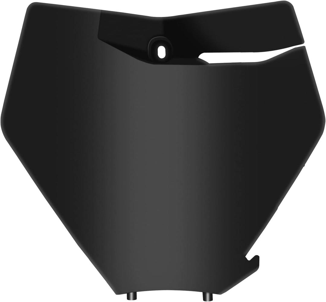 PRO CAKEN Black Motorcycle Front Number Plate ABS Plastic Replacement Rugged Number Plate for Universal EXC 150/250/300 TPI 20-21 SX 125/250 19-21XC 125 20-21
