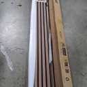 Art3d 4-Piece Wood Slat Acoustic Panels for Stylish Decor and Noise Reduction, 3D Textured Panel for Ceiling and Wall, Walnut (4Pcs - 94.5 * 7.9 inch)