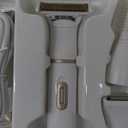 Ladies Body Hair Groomer,Women's Electric 5 in 1 Dry & Wet Cordless Waterproof Facial Removal Painless Gentle Grooming Bikini Trimmers for Female White (White 3004)