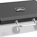 SafBbcue Hinged Lid for Blackstone Griddle 22 in for Blackstone 1666 1813 1833 1842 2144 1891 2203 2304 2271 1935 2350 Hard Griddle Cover Hood with Handle Also for Nexgrill and for Member Mark Grill