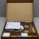 Hand Edger Lawn Tool, Sharp Half Moon Manual Grass Edger Tool with Soft T-Grip Handle for Garden, Yard, Sidewalk, Landscape, 38