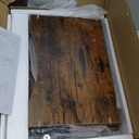 Snughome Vintage Wood File Organizer Desktop, 13.4 Document Letter Mail Tray Sorter with 3 Adjustable Shelves, Wooden Desktop Paper File Sorter Holder for School Home Office Supplies (13.4L x 9.1W x 10.6H, Rustic Brown)