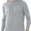 NORTHYARD Men's UPF 50+ Hoodie Shirts Long Sleeve Sun Protection Fishing Swim Beach UV SPF Rash Guard Quick Dry Lightweight, 3XL
