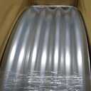 AHEONLAR 2pack 8x4x1ft Raised Garden Bed Outdoor Galvanized Planter Boxes, Oval Large Metal Raised Garden Beds for Vegetables, 8x4x1ft 2-Pack