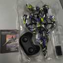 BEZGAR HQ057X RC Fighter AirplaneMini Drone Remote Control Jet Plane Stunt Drone for Adults & Kids Toy with Light Gift for Kids Beginner Blue