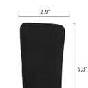 3/4 Inch(18mm) Leg Length Discrepancy Lifts for Men and Women (2 X-Small Rights) Black