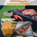 Gifts for Grandpa, Christmas Grandpa Gifts from Grandkids BBQ Blanket with Meat Claws, Meat Resting Bag for BBQ Smoking, Meat Shredder Claws Grill Accessories for Outdoor Grill on Birthday