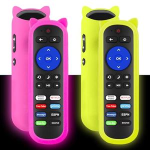 (Pack of 1) Remote Compatible with Roku Players and Roku TV Remote, for Roku Box 1 2 3 4,Roku Express/+, Premiere/+, Ultra and TCL Hisense Onn Element Philips Roku TV with Anti-Lost Case