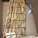 Glimer Reed Roll Up Blinds for Windows, Natural Reed Bamboo Shades for Indoor & Outdoor Use, Light Filtering Privacy Window Covering for Patio, Porch, Balcony, 23"W x 72"H