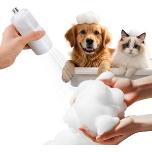 Upgraded Dog Cleaning Foam Machine, 2-in-1 Mode Dog Shampoo Sprayer, Mixed Soap Dispenser, for Pet Washing Irrigated Lawn Patio Car Cleaning (Supplies for Dog Cat Puppy Children)