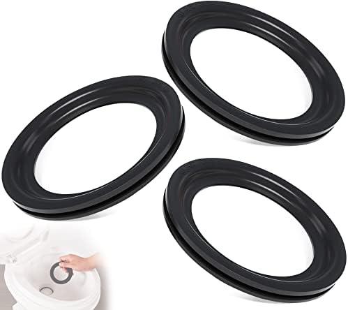 boeemi RV Toilet Seal Kit - Replacement 385311658 Flush Ball Seal for 300/310/320 CamperSeries, Solves Leakage Problems Between Top and Bottom of The Toilet, 3 Pack
