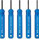 JRready ST5228 Extractor Tools,Removal Tools Kit for JST/AMP .062" /Molex .062" & .093 Pin and Socket Connectors, Male and Female Connector Tube Type Pin Extractor Tool kit 5PCS Sizes