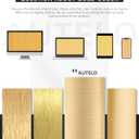 AUTELO 2 Pack Gold Pendant Lights, Glass Pendant Lights Kitchen Island with Clear Drum Glass, Industrial Pendant Ceiling Lights with Adjustable Rods for Kitchen Dining Room Bar, H9385 BG-R-2PK