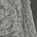 blunique Calming Extra Large Dog Bed for Couch, 45 x 37 inch Removable Couch Cover for Dogs Washable, Non Slip Fluffy Plush Dog Sofa Mat for Furniture Protector Grey