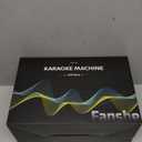 Portable Karaokee Machine 2 Microphones, Outdoor Bluetooth Speaker Karaoke Machine, Karaoke Microphone Machines Kid Adult Wireless PA TF USB Sound Effect Light Outdoor/Indoor Home Party, Black