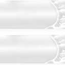 2-Pack 100% Organic Cotton Twin Fitted Sheets only, Soft & Crisp Percale, Lightweight, Snug-Fit, 2X Twin Deep Pocket Fitted Sheet - White (01 - Bright White)