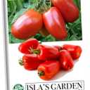 Set of 4 Pack, Rio Grande Tomato Seeds for Planting, 100+ Heirloom Seeds Per Packet, (Isla's Garden Seeds), Non GMO Seeds, Botanical Name: Lycopersicon esculentum, Great Home Garden Gift