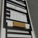 8-Bar Towel Warmer with with Top Warmer Shelf, Electric Towel Rack Set with Fast Heating, Auto Shut-Off Timer, Matte Black Finish, Hardwired or Plug-in, Hot Towels in Bathroom