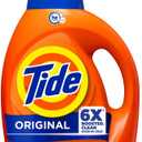 Tide Laundry Detergent Liquid, Original Scent, 64 Loads, 80 FL OZ, Works on 100% of Common Stains, Laundry Soap, Liquid Laundry Detergent
