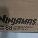 Ninjamas Girls Bedwetting Nighttime Underwear, Size S/M (39-70 lbs), 88 Count 