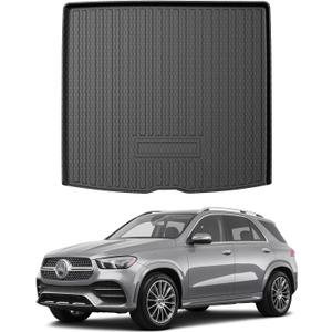 Mixsuper Custom Fit Cargo Liner for Mercedes-Benz GLE Class 2020-2025, All Weather Cargo Mat for Mercedes Benz GLE SUV 5 Passenger, Trunk Mat Anti-Slip Rear Trunk Liner Black