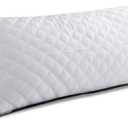 Oubonun Premium Adjustable Loft Quilted Body Pillows - Firm and Fluffy - Quality Plush - Down Alternative - Head Support Pillow - 21"x54"