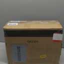 Round Stool with Back for Work SPA Shop Home Massage Height Adjustable Swivel Stool Chair with Wheels (Black)