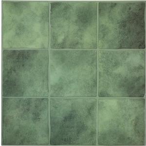 YOFUN Peel and Stick Backsplash Tile, 12X12 Squar Green Backsplash Tile for Kitchen Peel and Stick, Self Adhesive Wall Tile Stick on Tiles (10-Sheet)