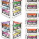 Yardwe 5-Pack Party Gift Boxes Cassette Tape Retro 80S Candy Treat Boxes for Birthday Table Decorations 5.03X4.84X4.84 Inches (12.8X12.3CM)