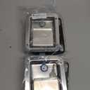 Truck Tool Box Lock Replacement kit, Stainless Steel Paddle Latch Truck Bed Toolbox Handle, Trailer Door, RV, Camper, ATV, UTV, 5.85" L x 4.25" W with keys