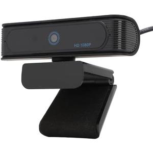 Goshyda Facial Recognition Webcam, for Hello Full HD 1080P 30FPS, Streaming, Compatible with for 11, for 10, Easy Login for Desktop & Laptop (Blca