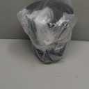 JiatuA Small Trash Can Plastic Wastebasket Round Garbage Container Bin for Bathroom, Kitchen, Bedroom, Home Office, College Dorm, Black (1.8 Gallons)