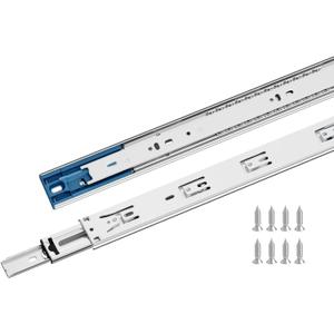 Goldenwarm 10 Pair 22 Inch Soft Close Drawer Slides, 20 Pack Heavy Duty Side Mount 100lb Capacity, Full Extension Ball Bearing Cabinet Glides for Kitchen