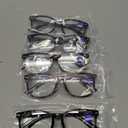 CCVOO +2.5 Clear Vision Reading Glasses for Women  5-Pack Blue Light Filtering Readers with Spring Hinges (*C2 Flower Mix)