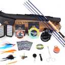 Maxcatch Predator Saltwater Fly Fishing Rod: 9ft, 4-Piece, 8/9/10/12 Weight (Saltwater Predator Fly Fishing Combo, 9' 8wt 4 Pieces)