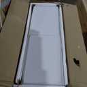 oneinmil Fireplace TV Stand with 36 Electric Fireplace, 80 2 Tier TV Console Stand for TVs Up to 90"", LED Light Entertainment Center, Fireplace for The Living Room TV Stand, White, H21014WH-80