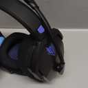 NUBWO Wireless Gaming Headset with Mic for Ps5 Ps4 PC, Zero Interference, 100-Hour Battery All-Day Play, 23ms Sync for Fortnite & Call of Duty/FPS Gamers, Triple Mode All Devices Compatible - Blue