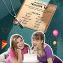 UPROMI Happy 10th/11th/12th/13th/14th/15th/16th/17th/18th/21st Birthday Gifts for Girls Her, Cross Necklace Birthday Gift Ideas