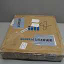 Inspired Living Ultra-Slim Rolling Collapsible Storage Pack-N-Roll Utility-carts, with Telescopic Handle, for Home, Garden, Shopping, Office, School use, Large, Grey & Black (Gray)