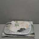 Mitpok 4 PCS Sage Green Boho Shower Curtain Set 72Wx72H, Non-Slip Bath Rug Toilet Lid Cover and U Shape Mat Modern Tropical Palm Leaves Complete Bathroom Set Accessories with 12 Hooks Bathroom Decor