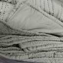 OARAGE Queen Quilt Bedding Set Soft Lightweight Sage Green Bedspread with Leaf Pattern,Ultrasonic Microfiber Bed Coverlet Full Size for All Season (1 Quilt, 2 Shams)