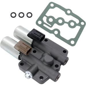 HiSport 28250-P6H-024 Transmission Dual Linear Shift Solenoid with Gasket Compatible with Honda Accord 1998-2002 4 Cyl, Odyssey 1998-2006, Pilot 2003-2007, Prelude 1997-2001, Acura CL TL MDX