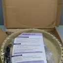 Large Heated Bird Bath for Outside Winter, 75W Heated Bird Baths for Outdoors, Thermostat Control with 5-Prong Metal Base, 6.3 L Heated BirdBath with High Capacity for Garden Patio Yard Lawn