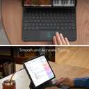 ESR [Upgraded] iPad Pro 13 Inch Case with Keyboard (M5/M4, 2025/2024), iPad Pro 13 Keyboard Case with Magnetic Stand, Portrait/Raised Modes for iPad Pro 13, Removable, Rebound 360 Series, Black