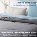 MEELUS Lightweight Comforter Cooling Grey, All Season Duvet Insert Breathable King Size Summer Bedding, Soft Microfiber Cool Down Alternative Quilt with Corner Tabs, 102x90 inch