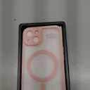 TOCOL for iPhone 13 Case, Full Camera Protection, Compatible with Magsafe, Drop Protection, Translucent Magnetic Matte Phone Case for iPhone 13 6.1 inch (Light Pink)