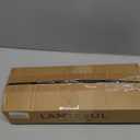 3 Tier Shoe Rack for Closet Shoe Organizer with 5 Hooks, Long Shoe Shelf Storage for Shoe and Boot Stackable Free Standing Shoe Rack for Entryway, Garage, Small Spaces, Dorm, Brown