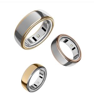 SURITCH 3 Pack Ring Cover for Oura Ring 4 & Oura Ring Gen 3 Horizon/Heritage, Ultra-Thin Anti-Yellow Transparent Ring Protector TPU Case for Oura Size 8/9, Support Charging with Cover on - G/R/S