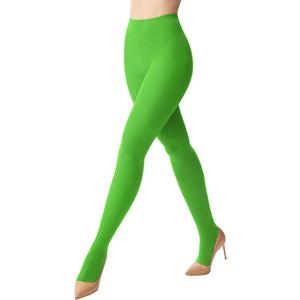 leg elegant Women's 80 Den Microfiber Soft Opaque Tights Pantyhose (XL)