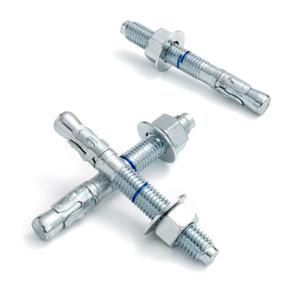 5/8" x 6" Concrete Anchors (25 Pack) 5/8 inch Wedge Anchors Bolts Zinc Plated